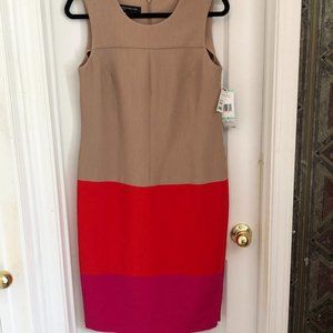 Jones New York  Sheath Dress Color block